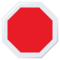 Stop Sign emoji on Emojione